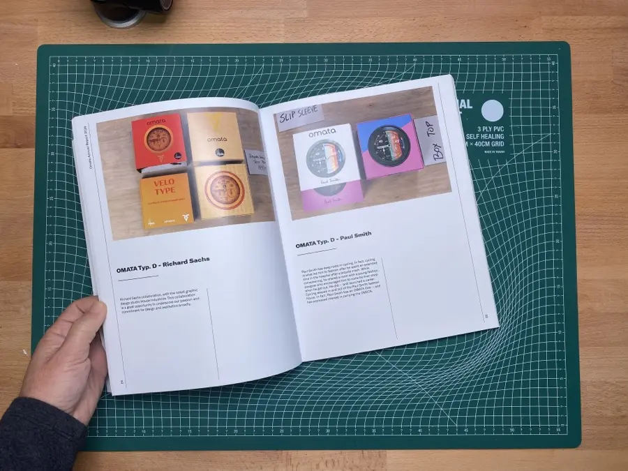 From the OMATA Annual Report, a Design Fiction artifact that is